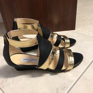 Black and Gold Jimmy Choo